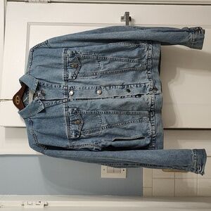 GAP Classic authentic denim lined jean jacket size XL